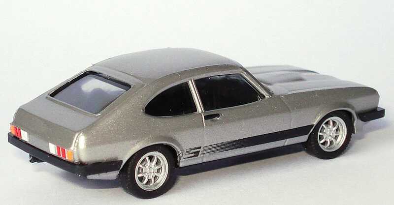 Foto 1:87 Ford Capri Mk III 3.0 S silber-met. (Neuauflage) herpa 033619