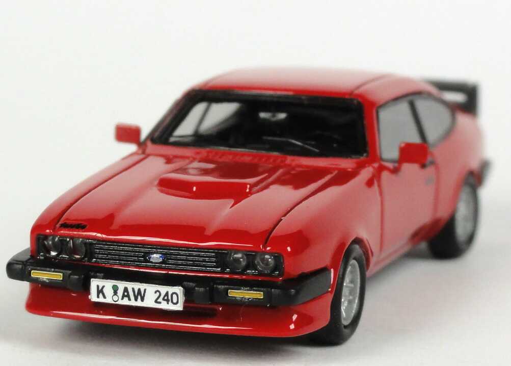 Foto 1:87 Ford Capri Mk III Werksturbo rot NEO Scale Models 87240