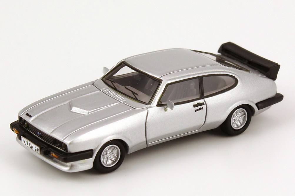 Foto 1:87 Ford Capri Mk III Werksturbo silber-met. NEO Scale Models 87241