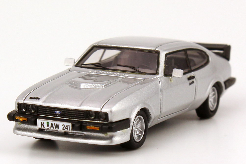 Foto 1:87 Ford Capri Mk III Werksturbo silber-met. NEO Scale Models 87241