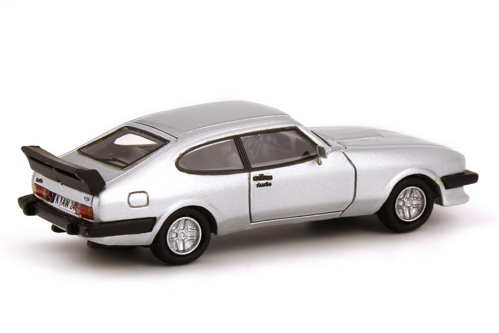 Foto 1:87 Ford Capri Mk III Werksturbo silber-met. NEO Scale Models 87241