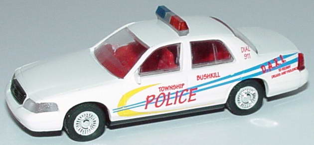 Foto 1:87 Ford Crown Victoria 1999 Bushkill Township Police, D.A.R.E. Cop Car Collection