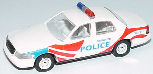 Foto 1:87 Ford Crown Victoria 1999 Coldwater Police Cop Car Collection