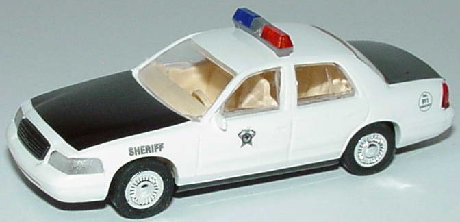 Foto 1:87 Ford Crown Victoria 1999 Dallas Sheriff Cop Car Collection