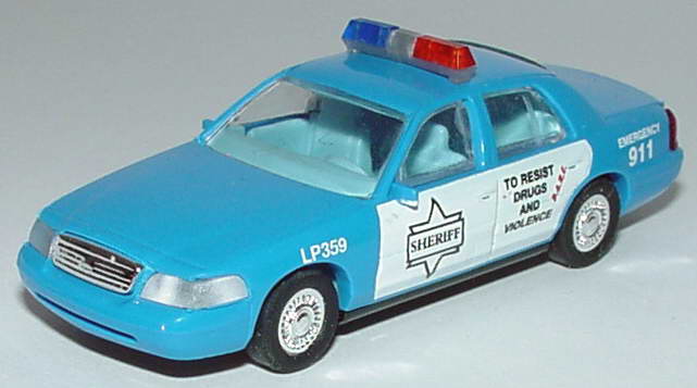 Foto 1:87 Ford Crown Victoria 1999 Livingston Parish Sheriff, LP359, D.A.R.E., To resist drugs and violence Cop Car Collection