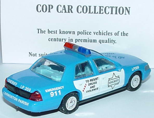Foto 1:87 Ford Crown Victoria 1999 Livingston Parish Sheriff, LP359, D.A.R.E., To resist drugs and violence Cop Car Collection
