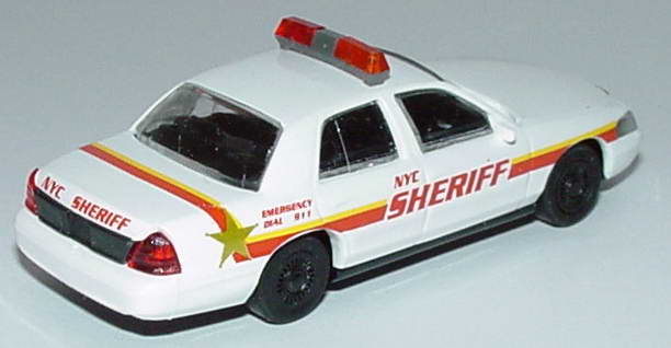 Foto 1:87 Ford Crown Victoria 1999 NYC Sheriff Cop Car Collection