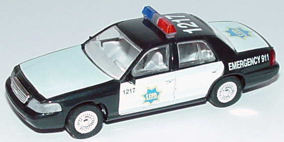 Foto 1:87 Ford Crown Victoria 1999 S.F.P.D., 1217 Cop Car Collection