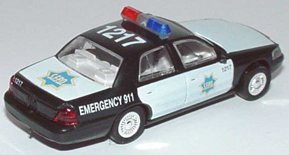 Foto 1:87 Ford Crown Victoria 1999 S.F.P.D., 1217 Cop Car Collection