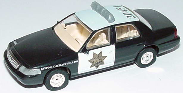 Foto 1:87 Ford Crown Victoria 1999 Sheriff - Keeping the place since 1850, 20451 Cop Car Collection