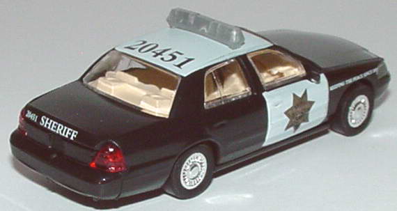 Foto 1:87 Ford Crown Victoria 1999 Sheriff - Keeping the place since 1850, 20451 Cop Car Collection