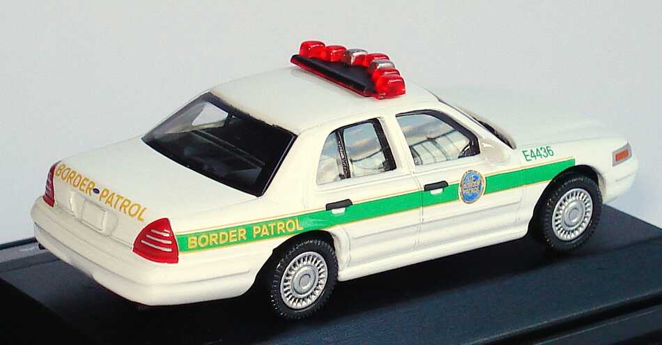Foto 1:87 Ford Crown Victoria 2005 Border Patrol, E4436 Model Power 19409