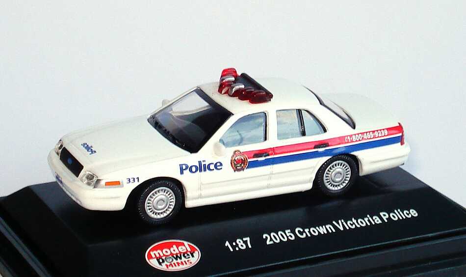 Foto 1:87 Ford Crown Victoria 2005 Canadian National Police Model Power 19405