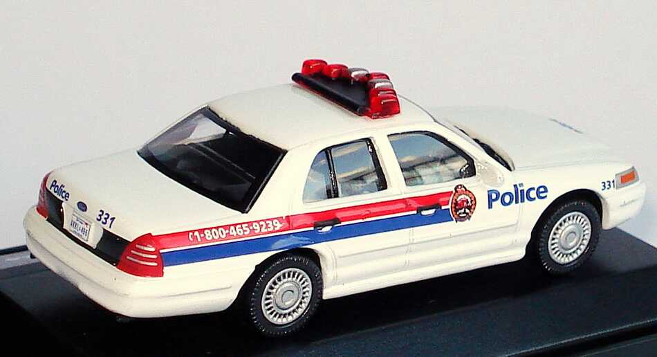 Foto 1:87 Ford Crown Victoria 2005 Canadian National Police Model Power 19405