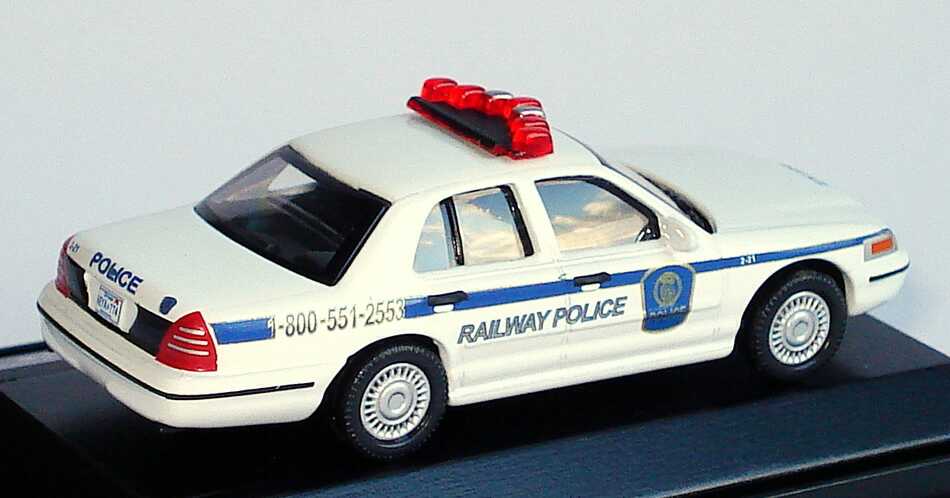 Foto 1:87 Ford Crown Victoria 2005 Canadian Pacific Railway Police Model Power 19404