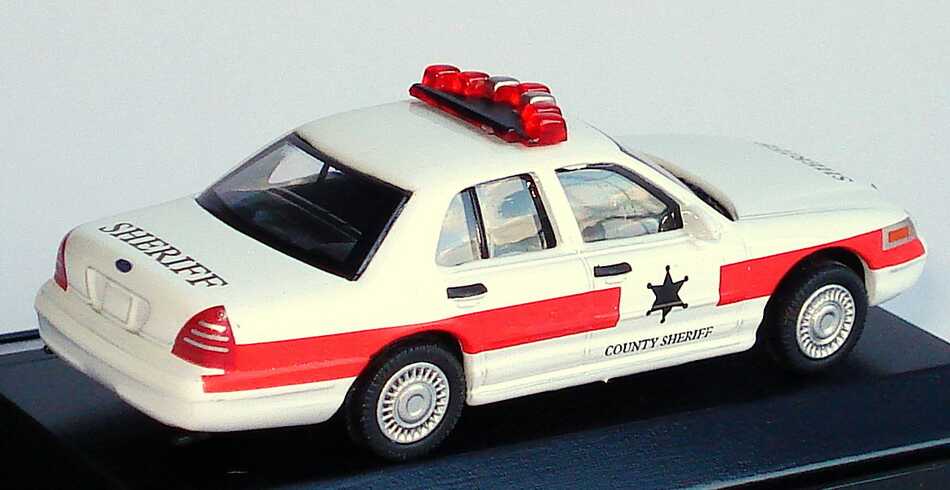 Foto 1:87 Ford Crown Victoria 2005 County Sheriff Model Power 19402
