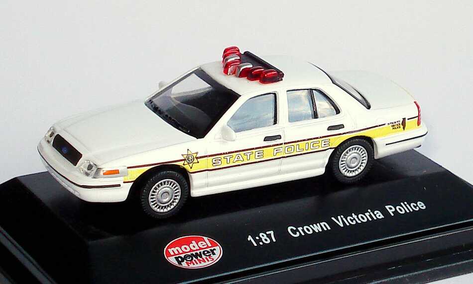 Foto 1:87 Ford Crown Victoria 2005 Illinois State Police Model Power 19398