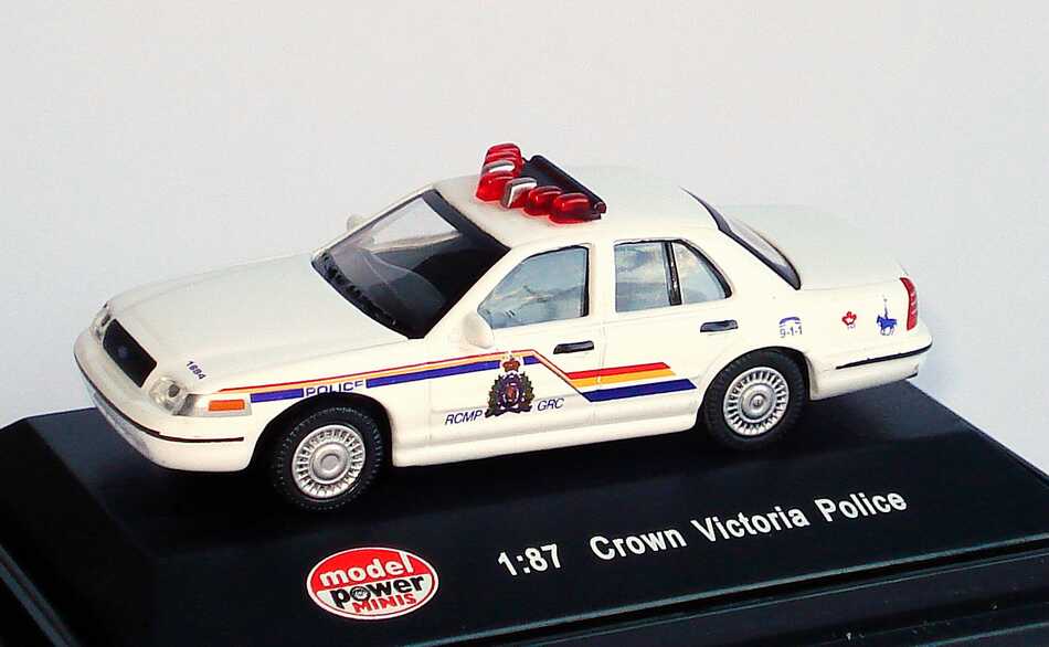 Foto 1:87 Ford Crown Victoria 2005 Royal Canadian Mounted Police Model Power 19403