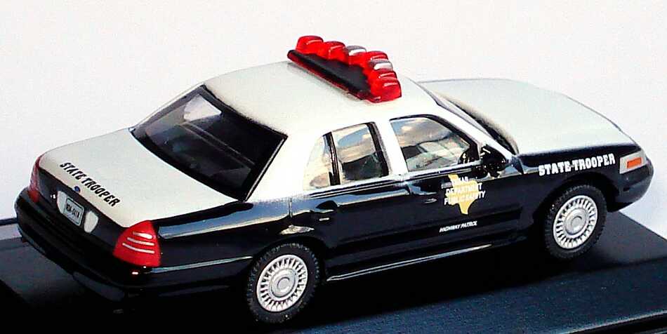 Foto 1:87 Ford Crown Victoria 2005 State Trooper, Texas Highway Patrol Model Power 19397