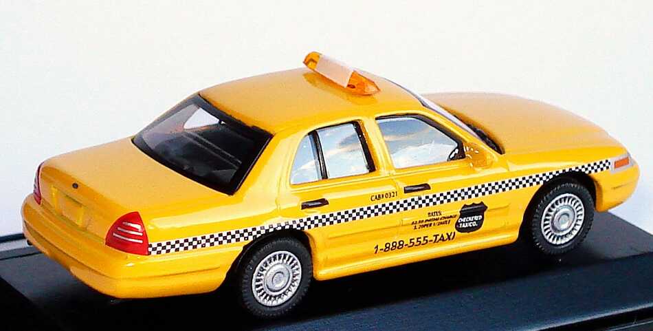 Foto 1:87 Ford Crown Victoria 2005 Taxi gelb Model Power 19393