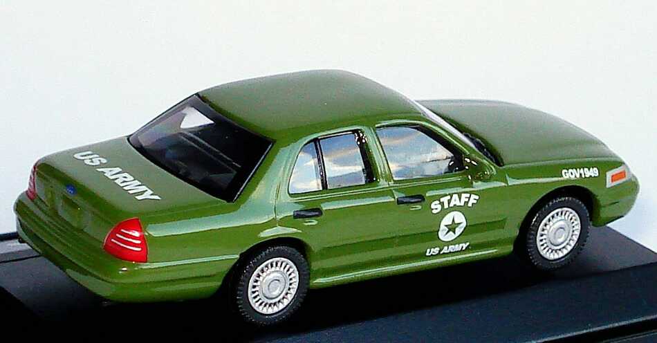 Foto 1:87 Ford Crown Victoria 2005 US Army, Staff Model Power 19408