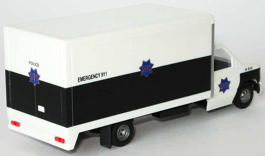 Foto 1:87 Ford E-350 Koffer Police S.F.P.D. Busch 41851