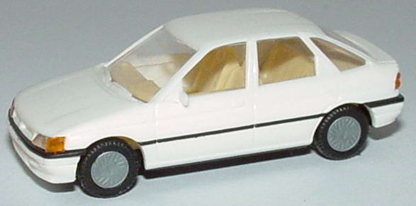 Foto 1:87 Ford Escort 4türig weiß Praliné 5700