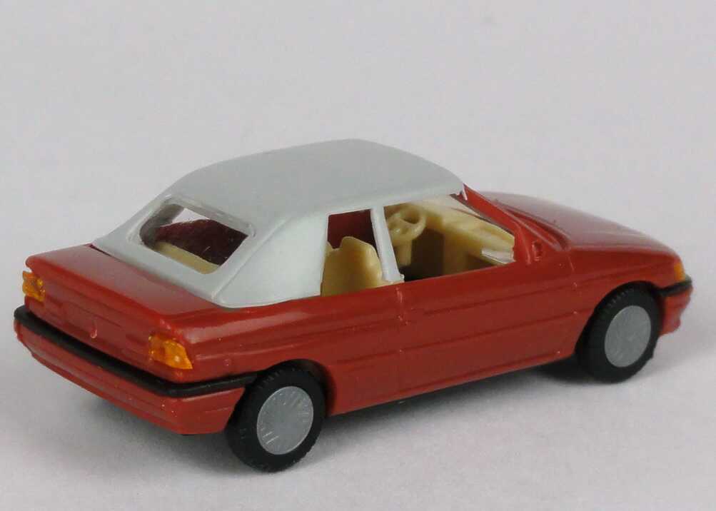 Foto 1:87 Ford Escort Cabrio geschlossen dunkelrot Praliné 5706