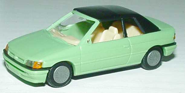 Foto 1:87 Ford Escort Cabrio geschlossen mintgrün Praliné 5706