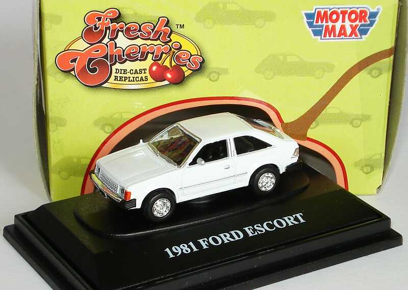 Foto 1:87 Ford Escort I (USA) grauweiß Motormax FreshCherries