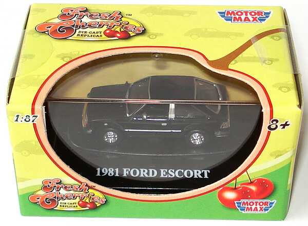 Foto 1:87 Ford Escort I (USA) schwarz Motormax FreshCherries
