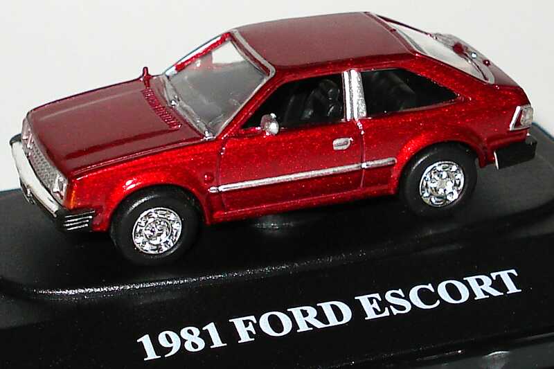 Foto 1:87 Ford Escort I (USA) weinrot-met. Motormax FreshCherries