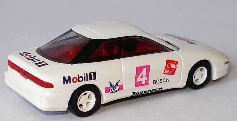 Foto 1:87 Ford Escort Transit Kasten mit Autotransportanhänger und Ford Probe idee+spiel Ford Rallye-Team Busch 49921