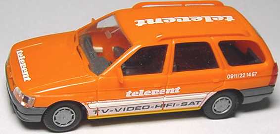 Foto 1:87 Ford Escort Turnier Telerent Rietze 30380