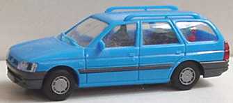 Foto 1:87 Ford Escort Turnier himmelblau Rietze 10380