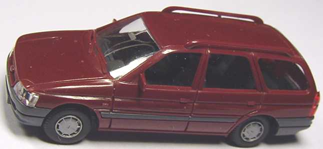 Foto 1:87 Ford Escort Turnier weinrot Rietze 10380