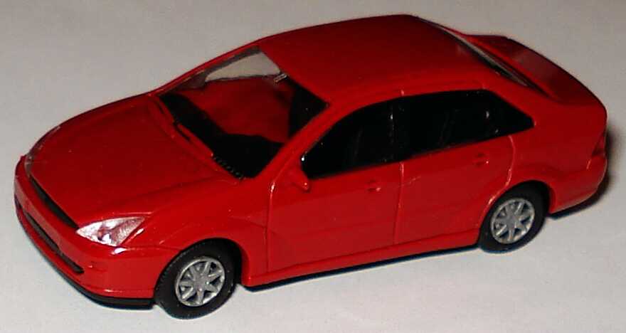 Foto 1:87 Ford Focus Stufenheck weinrot Rietze 10990