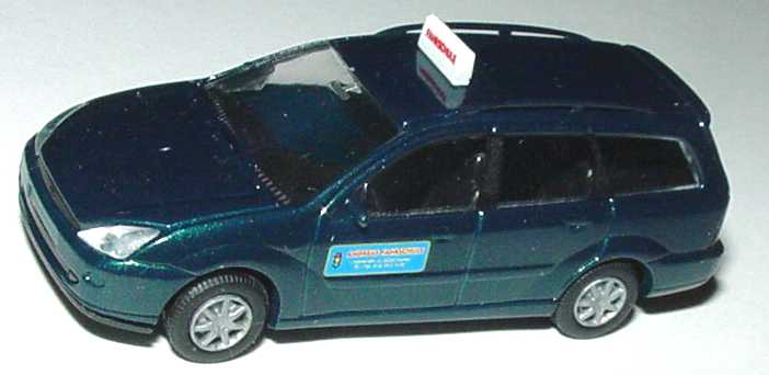 Foto 1:87 Ford Focus Turnier dunkelgrün-met. Andreas Fahrschule, Frechen Rietze 30974