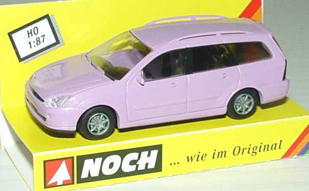 Foto 1:87 Ford Focus Turnier rosa (Noch-Modell) Rietze Noch18141