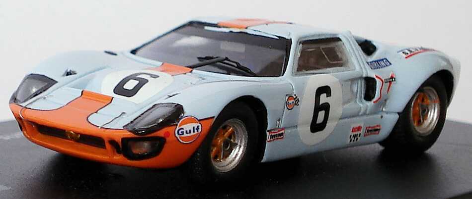 Foto 1:87 Ford GT40 MK II 24h von Le Mans 1969 Gulf Nr.6, Jacky Ickx / Oliver (Sieger) Spark 87LM69