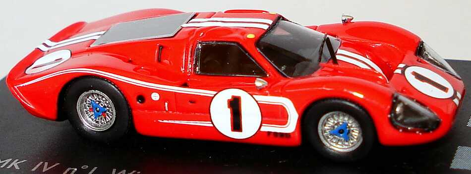Foto 1:87 Ford GT40 MK IV 24h von Le Mans 1967 Nr.1, Gurney / Foyt (Sieger) Spark 87LM67