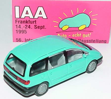 Foto 1:87 Ford Galaxy türkis 56. IA A 14.-24.9.1995 Rietze