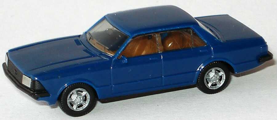 Foto 1:87 Ford Granada Ghia 2.8i dunkelblau, neue Räder herpa 2009