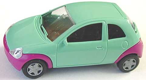 Foto 1:87 Ford Ka mintgrün/violett Rietze 10865