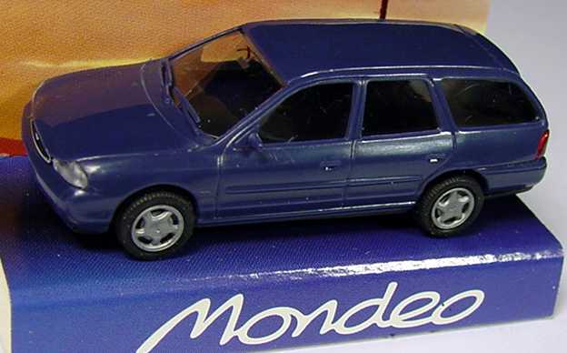 Foto 1:87 Ford Mondeo Facelift Turnier graublau Werbemodell Rietze