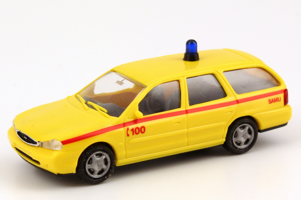 Foto 1:87 Ford Mondeo MK1 Facelift Turnier SAMU (Notarzt Mouscron) Rietze 50895