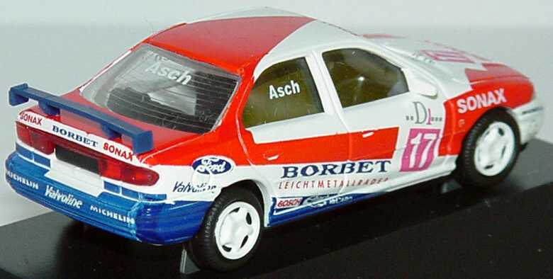 Foto 1:87 Ford Mondeo Stufenheck STW 1995 Eggenberger, Borbet, Sonax Nr.17, R. Asch Rietze