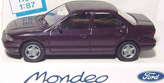 Foto 1:87 Ford Mondeo Stufenheck dunkelviolett Werbemodell Rietze