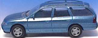 Foto 1:87 Ford Mondeo Turnier blau-met. (rechte Dachreling verbogen) Rietze