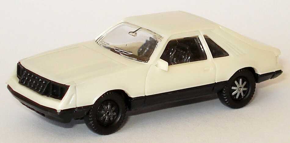 Foto 1:87 Ford Mustang Cobra III altweiß (alte Räder) herpa 2029